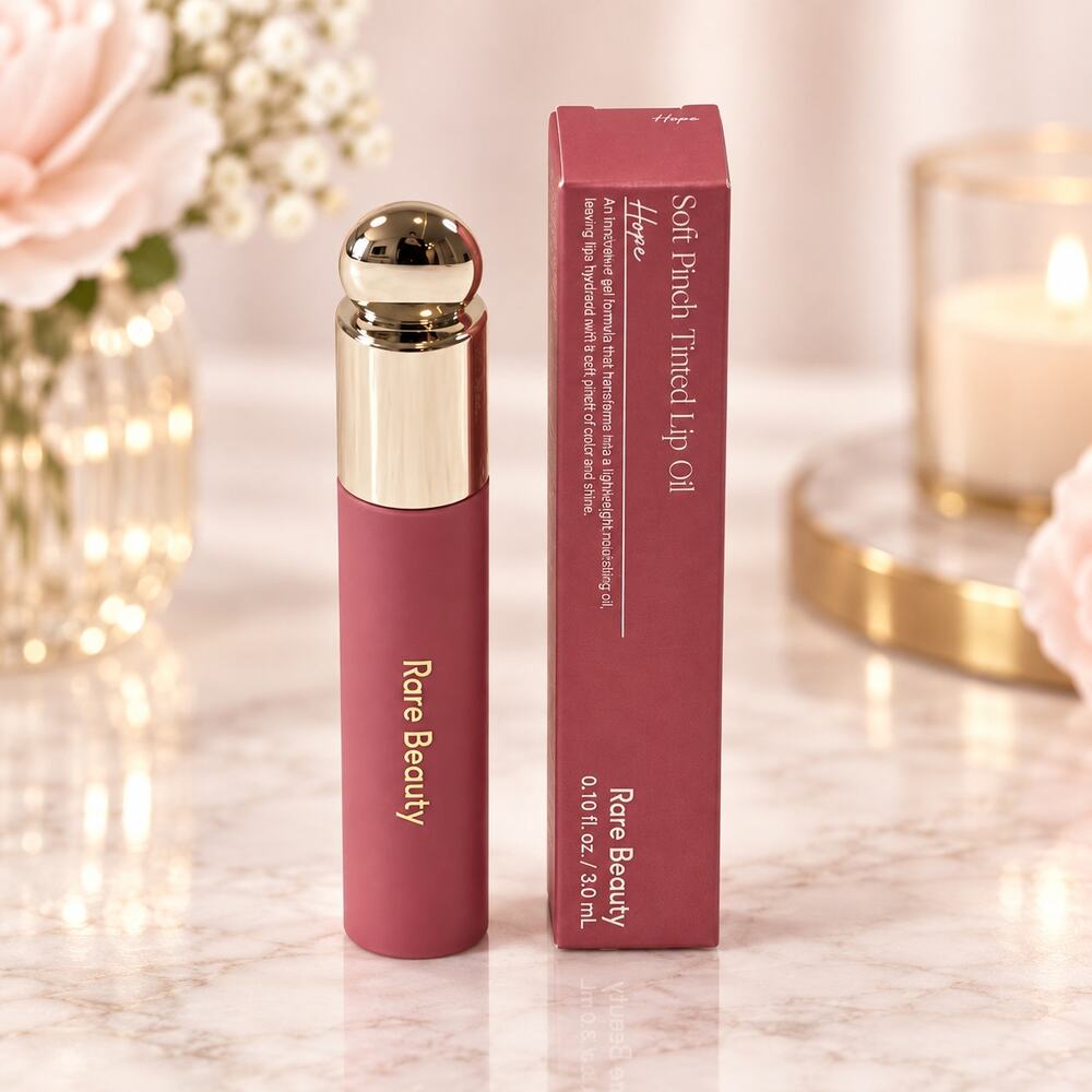 Rare Beauty Soft Pinch Tinted Lip Oil Hope 3mL Hydrating Gloss Stain New In Box